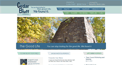 Desktop Screenshot of cedarbluff-al.org