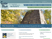Tablet Screenshot of cedarbluff-al.org